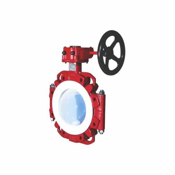 PFA/PTFE Kaplı Kelebek Vana